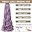 COOKOO 22 Inch French Braids Hair 9 PCS Long Curly Braiding Hair Bouncy Loose Wavy Braiding Hair Pre Stretched Spanish Curls Braiding Hair for French Curl Crochet Braids(Light Purple)