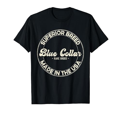 Superior Breed Blue Collar Rare Breed American Blue Collar T-Shirt
