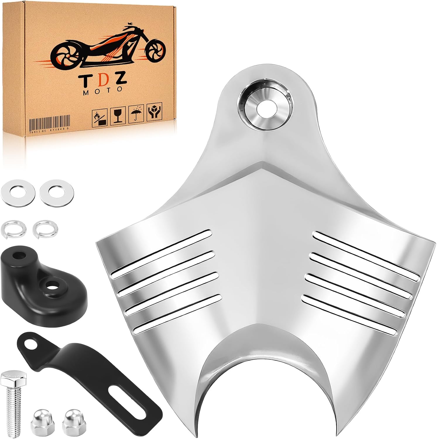 Horn Cover Compatible with Harley Softail Dyna Electra Glide Road King Big Twins V-Rods Stock Cowbell Horns 1992-2020