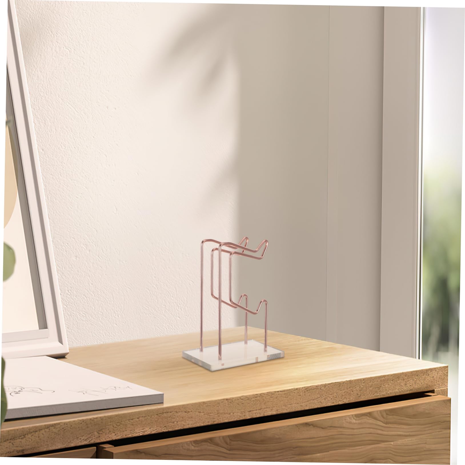 Soporte De Auriculares y Controlador De Base Acrílica Organizador De Escritorio Para Accesorios De Gaming Almacenamiento Funcional y Diseño Moderno