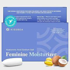 Hyaluronic Acid Single-Use Units for Feminine Moisturizer - Gentle Intimate Hydration with Sodium Hyaluronate Nourishing Comforting Formula for