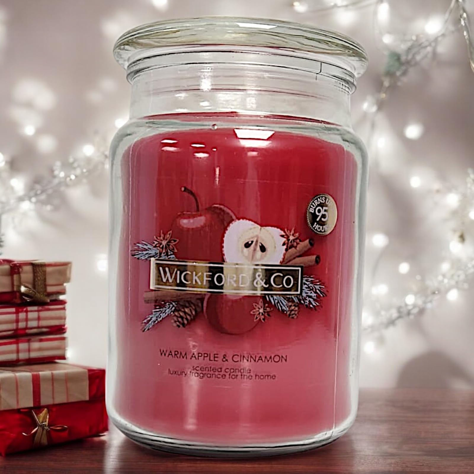 Wickford & Co Scented Candle Collection 5 Different Luxury Fragrances with 95 Hour Burn Time18 Oz Glass Jar with Lid (One Size - Image 3