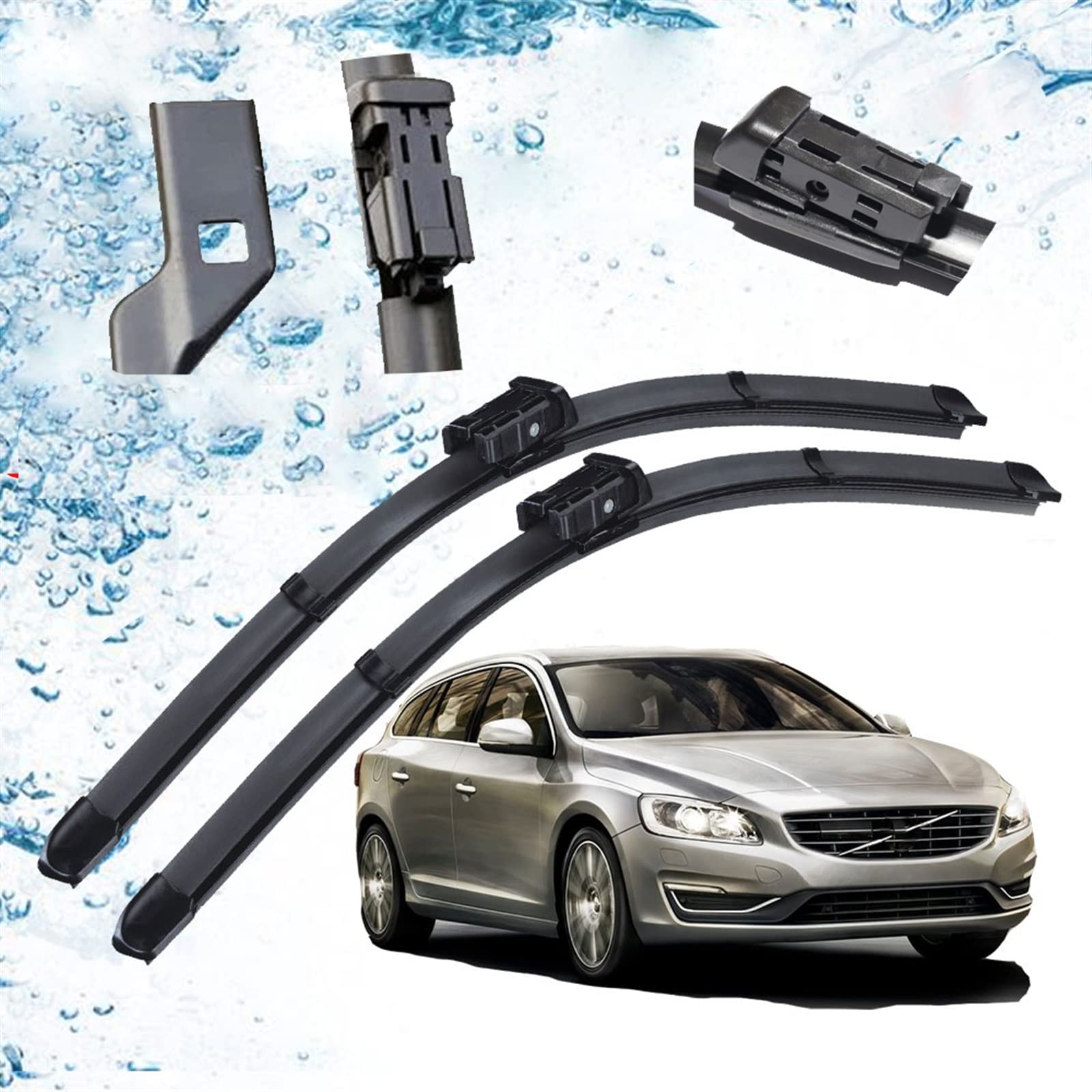 Essuie-glace Volvo V60 R-Design 2011-2018 pour rouler serein sous la pluie