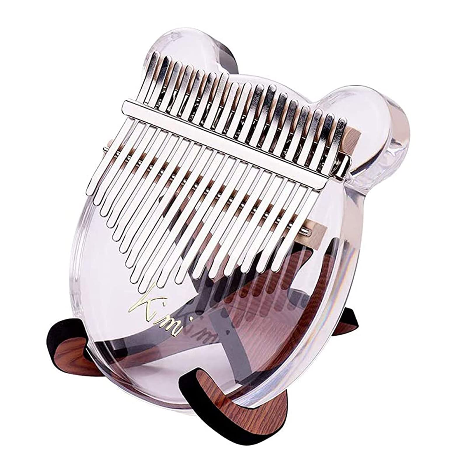 Kalimba 17 Clés, Pouce Piano Transparence Kalimba Portable Piano à Pouce Thumb Piano Cadeau d 'Anniversaire pour Les Enfants et Les Musicien