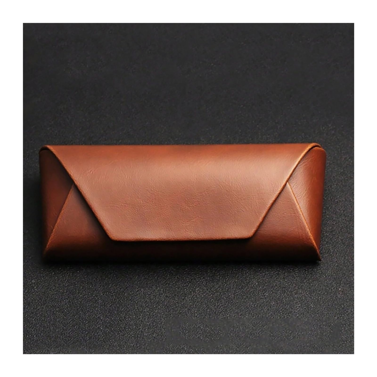 Funda de Gafas Blanda de Cuero 1pc PU Leather Glasses Case Retro Soft Portable Protector Pouch Myopia Storage Bag for Women Eyewear Daily Use