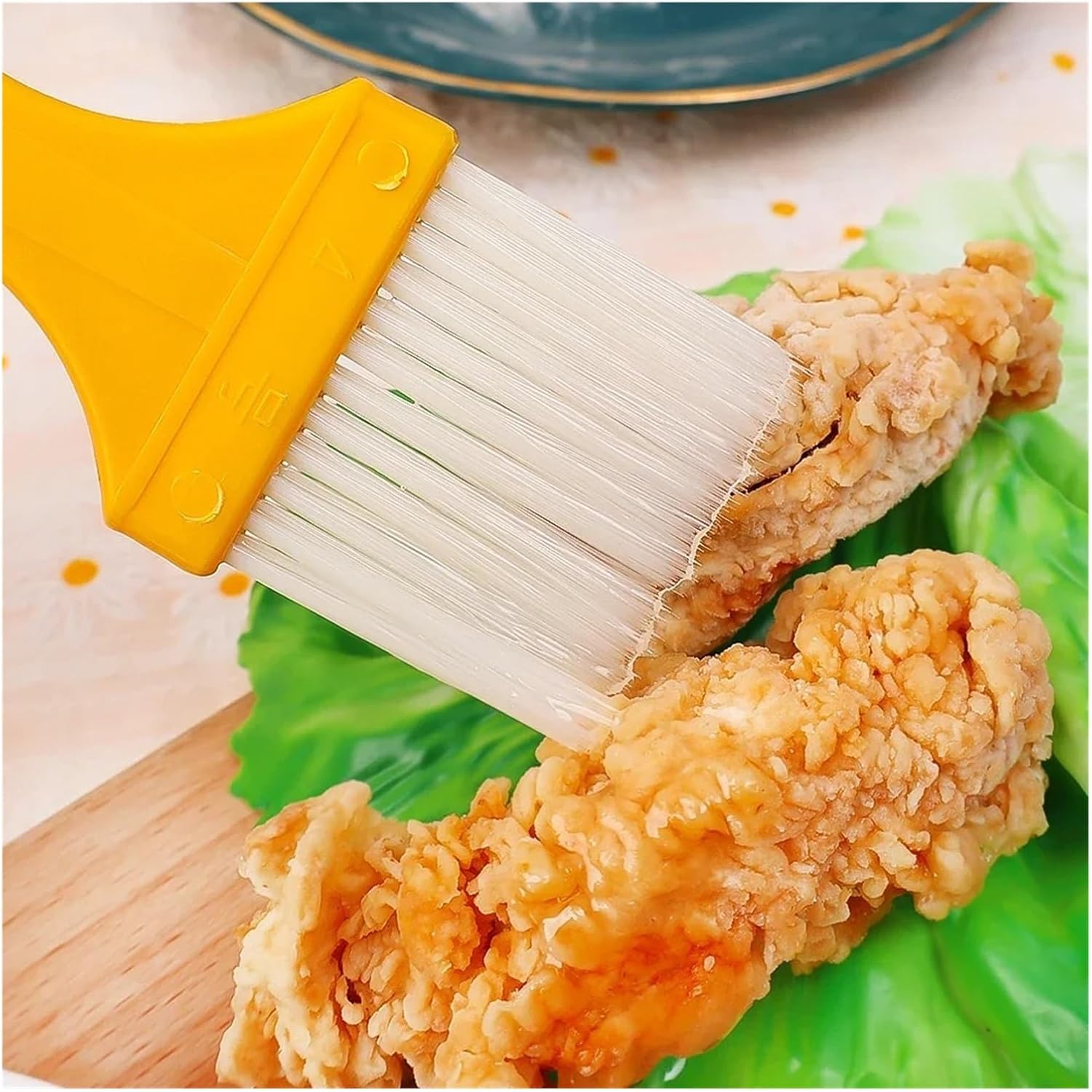 Barbecue Kitchen BBQ Oil Brush High Temperature Resistant Barbecue Brush Safe Paint Reusable Pastry Outdoor Cooking Tools Barbecue accessories(S) image 3