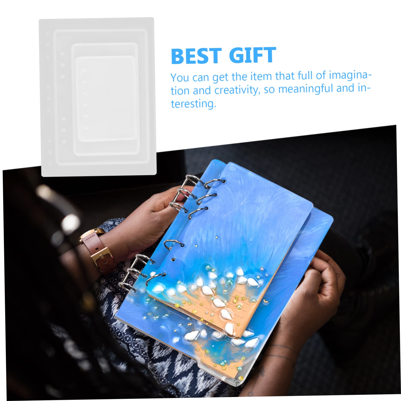 TEHAUX 4piezas Molde De Silicona Molde Para Manualidades Unidades Para Regalos Personalizados