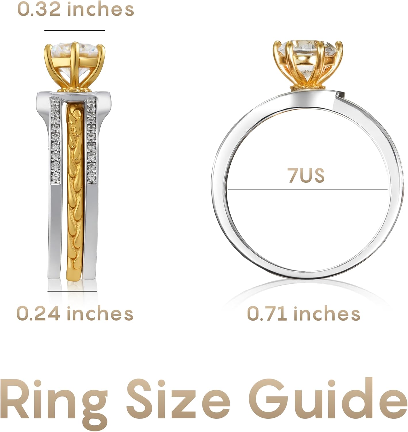 S925 Sterling Silver Pink/Yellow Cubic Zirconia Ring for Women, 1.5ct Pear-Cut Pink/Yellow CZ with White CZ Accents, Elegant Jewelry Gift for Valentine's Day, Party & Daily Wear | Perfect Valentines Day Gifts for Her