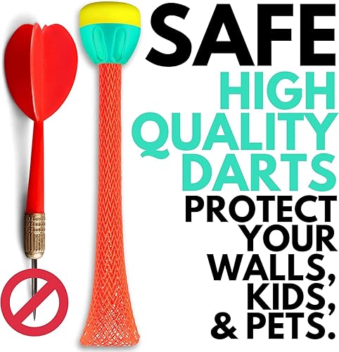 Miniatura 3 de Doinkit Darts - Magnetic Dart Board - 3 Premium Designs - Kid Safe Durable Doinkit Magnetic Darts - Fun Indoor Wall Game for Boys and Girls or Adult
