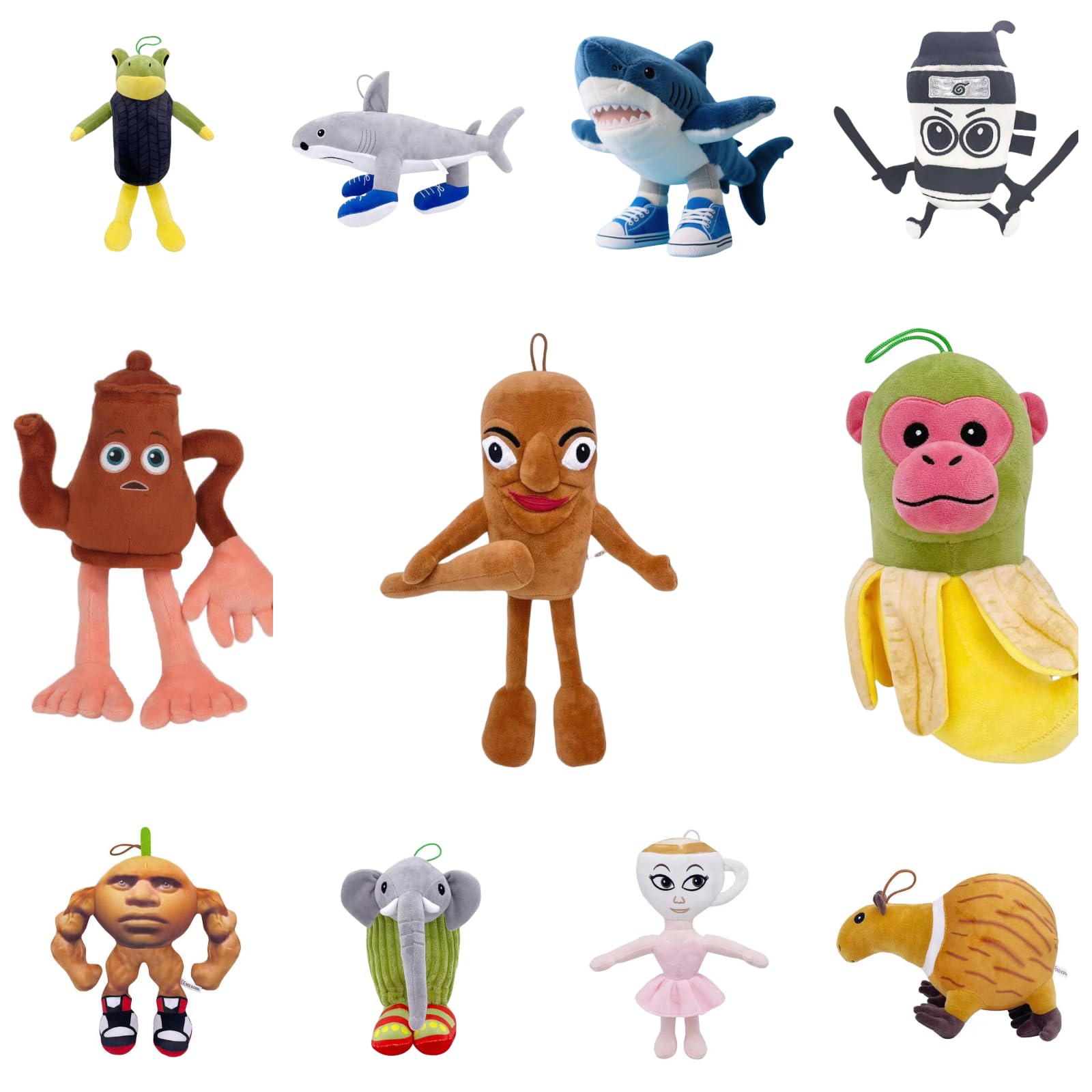 Amazon.co.jp: トゥントゥントゥンサフール ぬいぐるみ チンパンジー