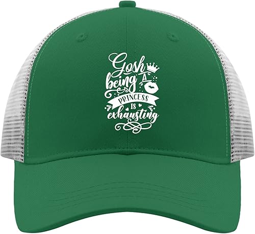 Hat Gosh Being a Princess is Exhausting Gorras de béisbol, gorra vintage para mujer