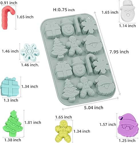 Miniatura 8 de Moldes de chocolate para huevos de Pascua, 3 piezas, moldes de silicona para dulces de Pascua, 12 diseños de moldes de huevo antiadherentes para