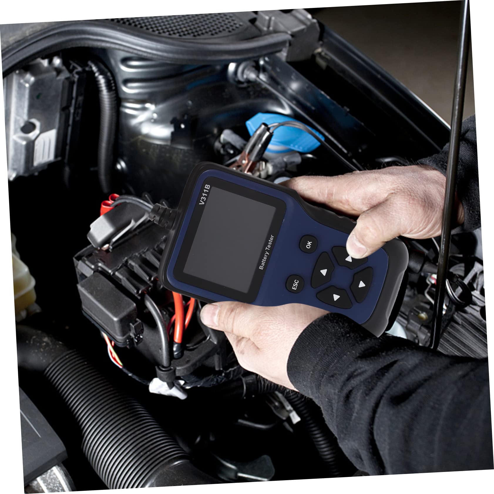 12v Probador De De Batería Impresora y Analizador De Baterías Para Automóviles Motos y Camiones Medición Precisa De Voltaje