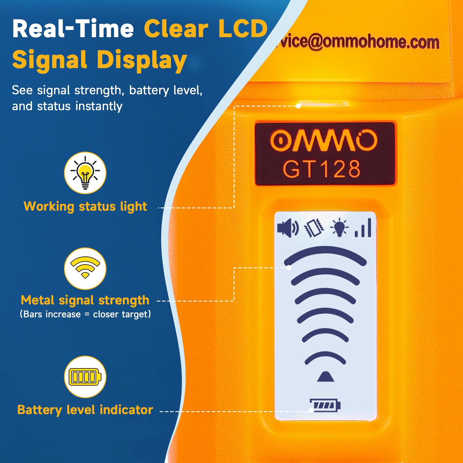 OMMO Detector de metales subacuático para adultos, detector de metales impermeable IP68 bajo el agua hasta 60 pies, detecta oro, plata y monedas con bobina de búsqueda grande, herramienta precisa de