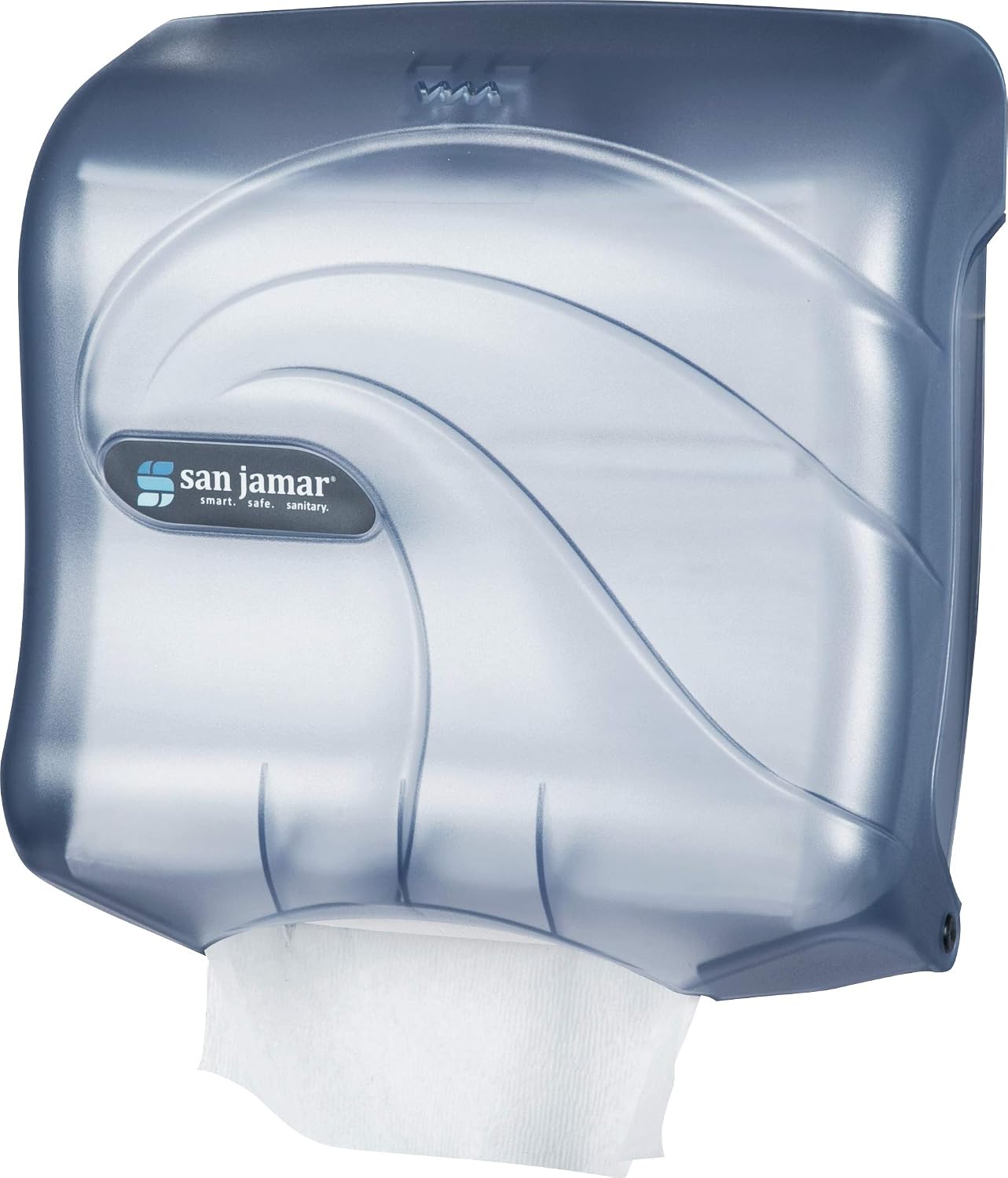 Wall Mount Paper Towel Dispenser w/ 240 C Fold Capacity - Plastic, Arctic Blue