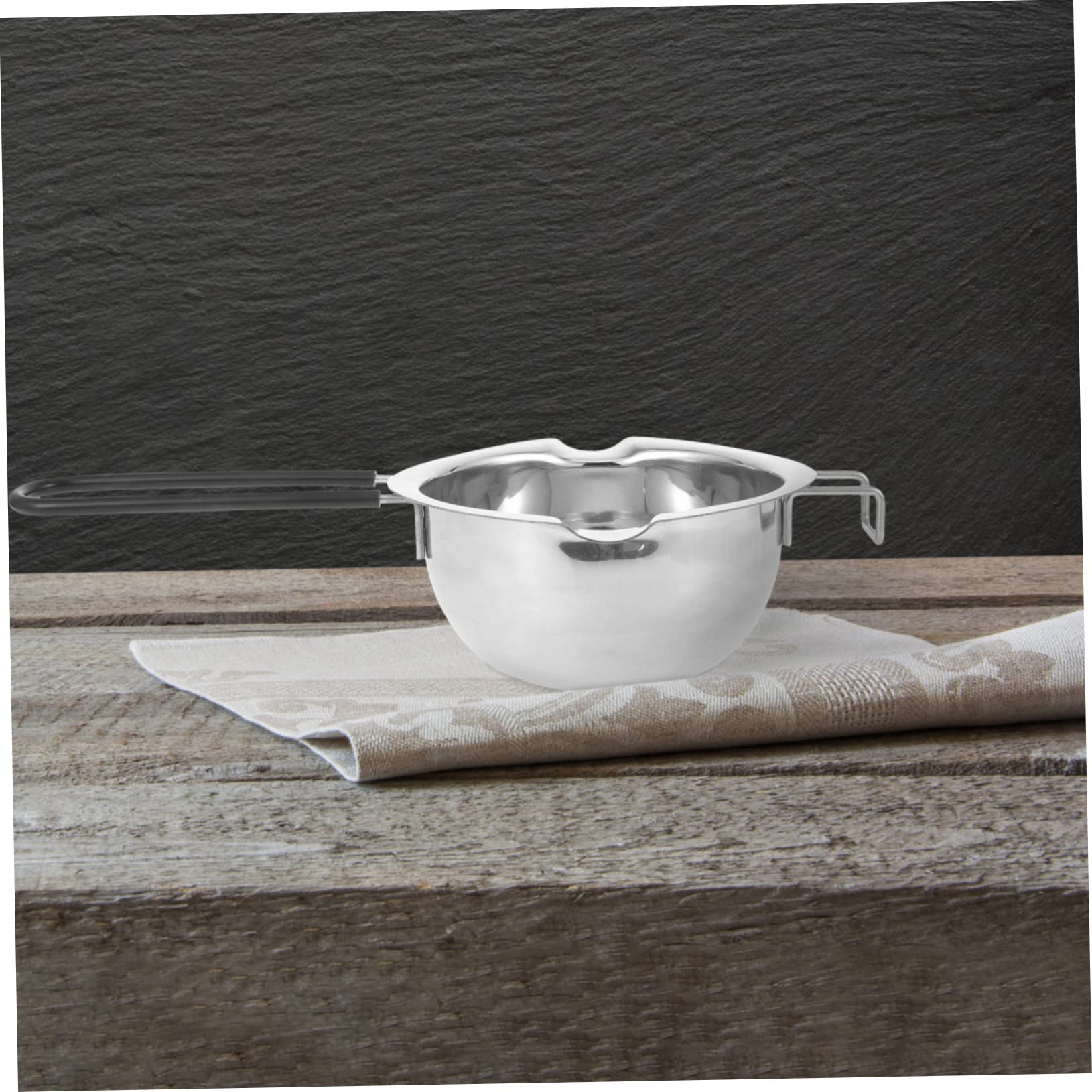 Veemoon Melting Pot Anti-Scald Handle Metal Bowl for Butter Cheese Candy and Wax Melting for Baking and Cooking