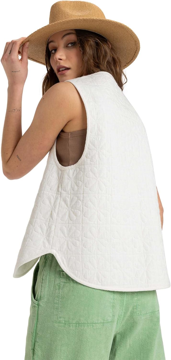 [ロキシー] WAISTCOAST QUILTED VEST ウィメンズ デザインベスト