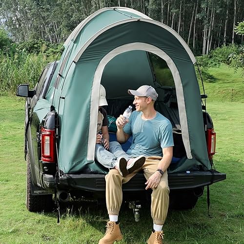 Miniatura 10 de Oasser Tienda de campaña para camión, tienda de campaña para camping, camioneta impermeable PU2000mm Rainfly Fit 5.5 '-6', espacio espacioso de