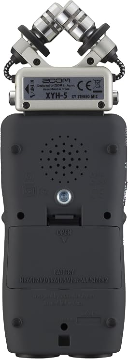 Zoom H5 4-Track Portable Recorder Bundle for Audio Recording