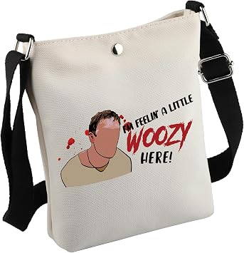 MNIGIU Scream Cosmetic Bag Horror Movie Inspired Gift Scream Fans Gift Scream Merchandise HERE Crossbody