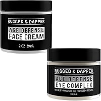 Vista 1 de RUGGED & DAPPER Crema facial Age Defense y Complejo de ojos de defensa de la edad