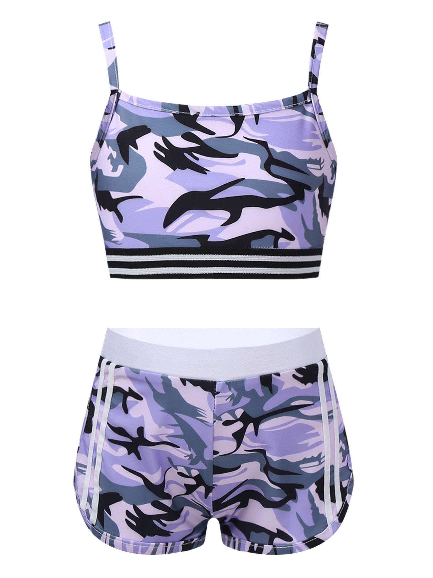Aiihoo Aiihoo Kinder Mädchen Tankini Bikini Set Sommer Badeanzüge Aiihoo Aiihoo Kinder Mädchen Tankini Bikini Set Sommer Badeanzüge