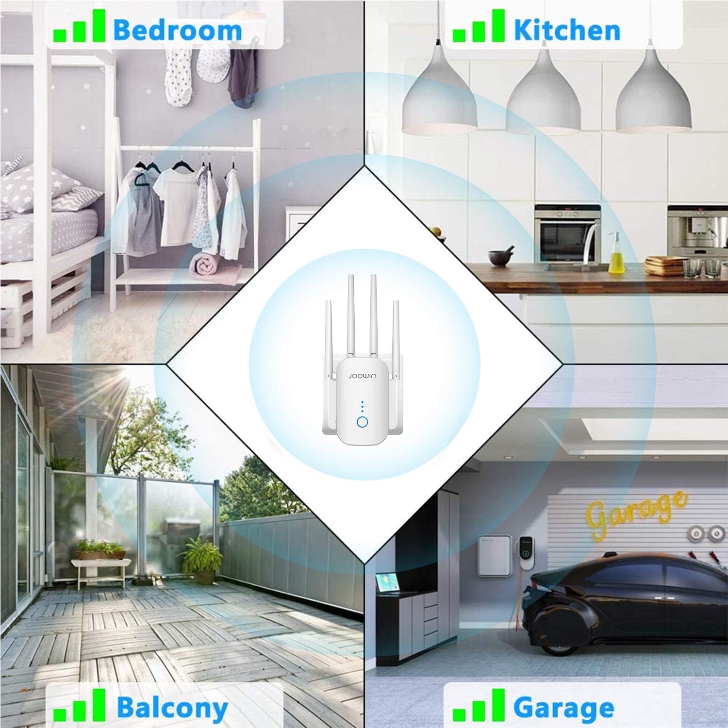 Gеt Sресіаl Prісе WiFi Extender, WiFi Range Extender 1200mbps 2.4&5.8GHz Dual Band WiFi Repeater WiFi Extenders Signal Booster for Home, WiFi Extender with Ethernet Port & WPS Quick Connection, Covers up to 1500 sq.ft