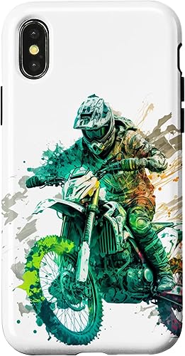 Miniatura 7 de iPhone 12 mini Fast motocross riders Offroad acción caso