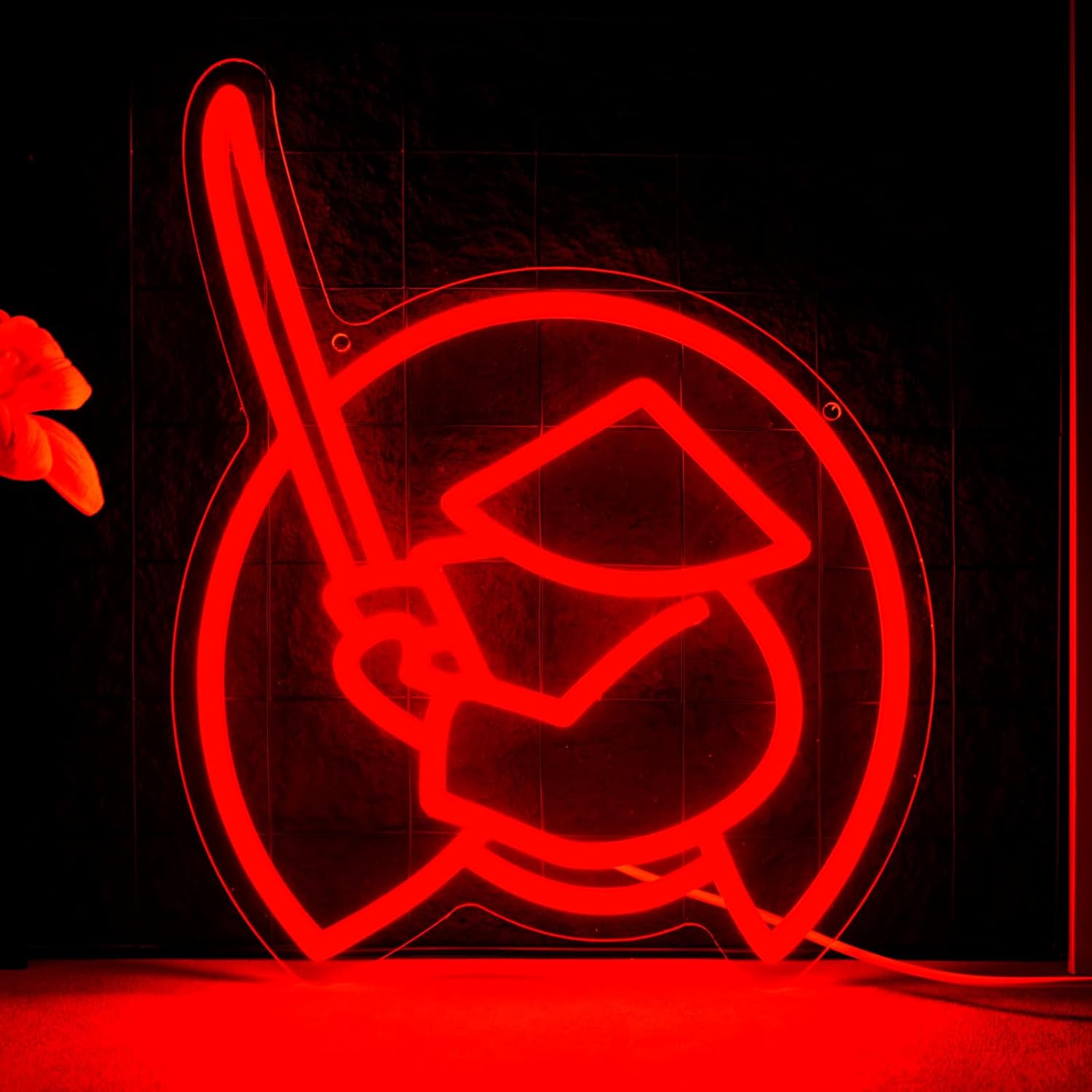Ninja Neon Sign for Room Decor Turtle Neon Light LED Comic Sign Turtle Neon Sign for Movie Fans Man Cave Wall Decor Dormitory Decoration USB Powered Dimmable (11.8 * 13 in)