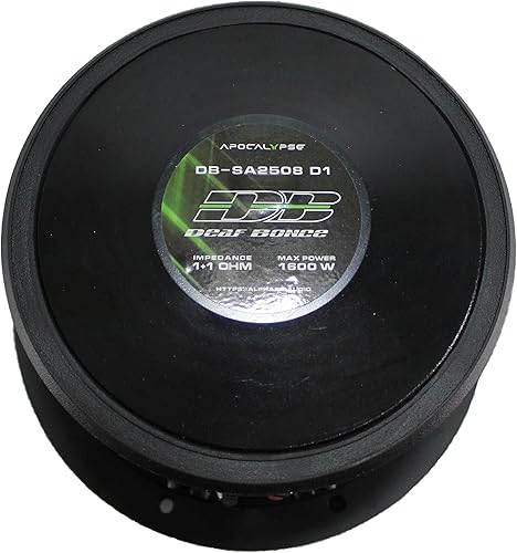 Miniatura 4 de Deaf Bonce Car Audio SA2508-D1 - Subwoofer de graves Apocalypse Dual 1 Ohm 1600 Watt