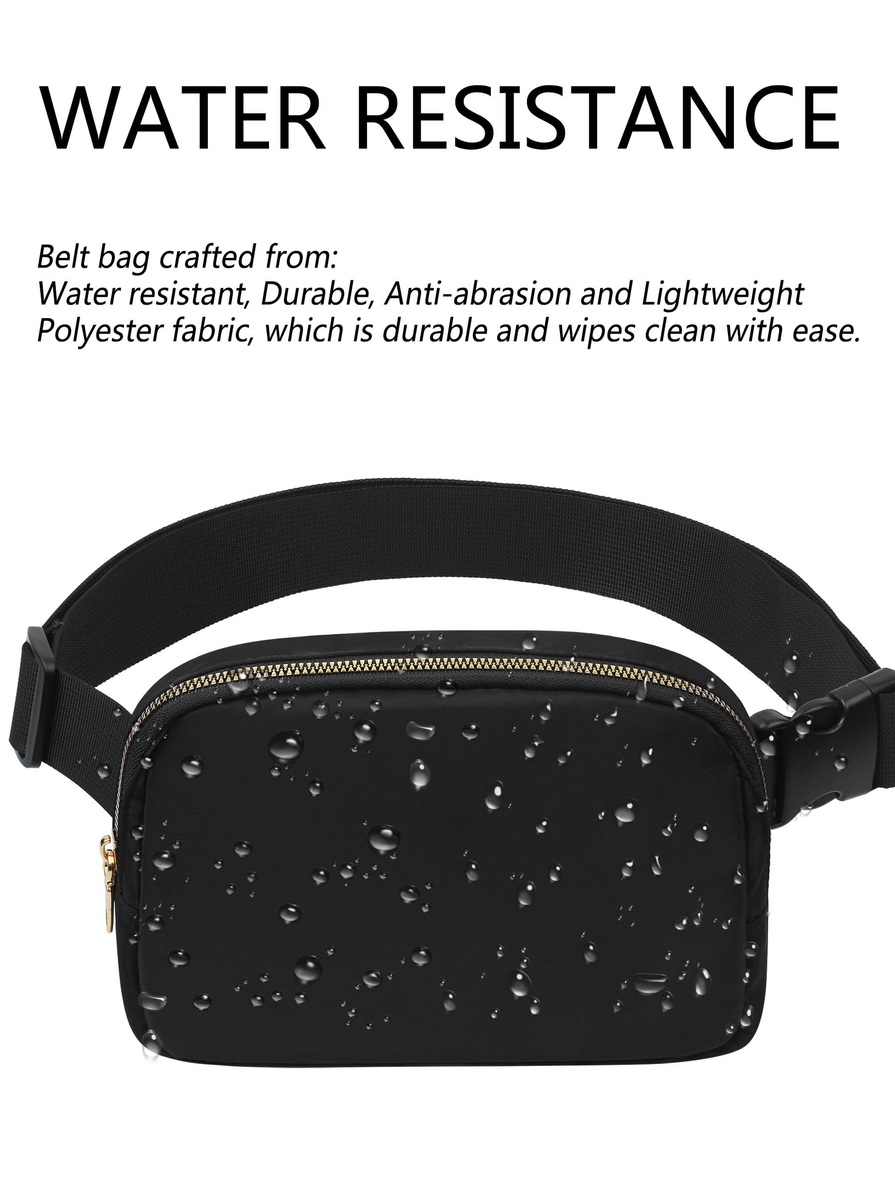 Unisex Fanny Pack for Women Men, 1L Everywhere Mini Belt Bag with Adjustable Strap, Lightweight Nylon Crossbody Bags Small Waist Pouch for Workout Running Traveling Hiking (Turquoise)