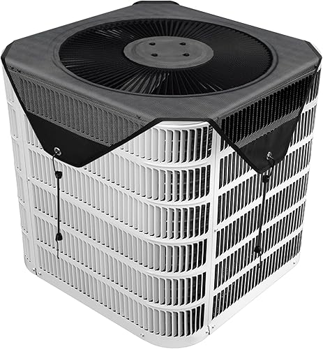 Aucanla Cubierta de aire acondicionado para unidades exteriores, cubiertas centrales de CA de 28 x 28 pulgadas, cubierta de malla universal superior