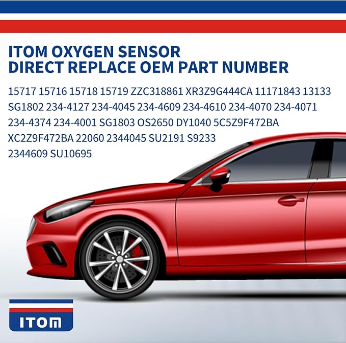 Sensor de Oxígeno ITOM Arriba y Abajo 4 Piezas para Ford Lincoln Mercury miniatura 7