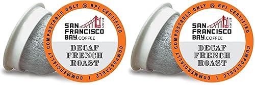 Compostable Coffee Pods - DECAF French Roast K Cup Compatible