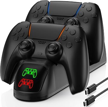 for PS5 Controller Charger Station for PlayStation 5 Dualsense