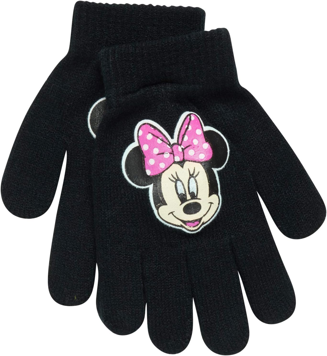 Disney Girls Minnie Mouse and Vampirina Winter Hat and 2 Pair Mitten or Glove Set (Toddler/Little Girl) - Image 5
