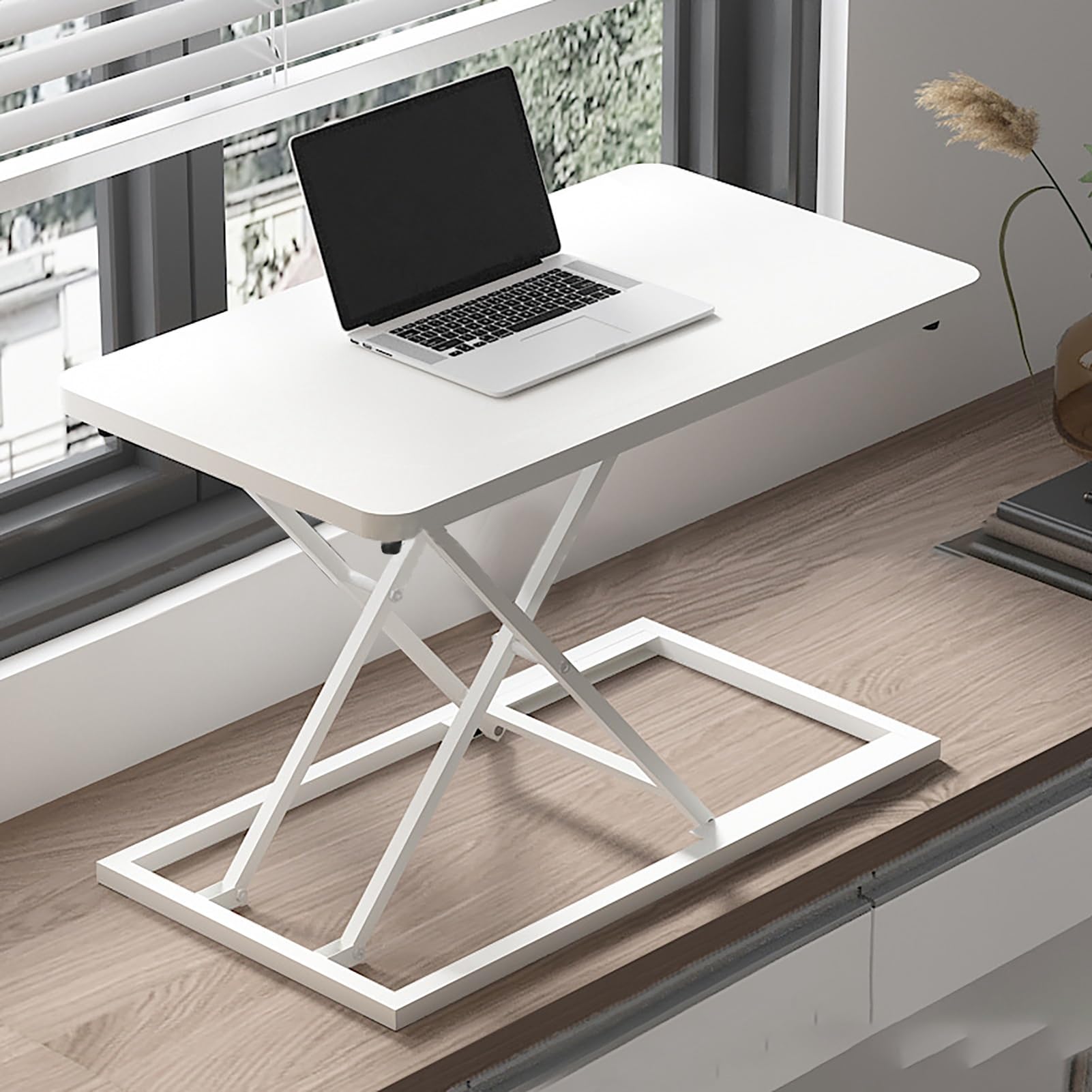 Konwerter Biurka Stojącego Z Regulacją Wysokości, 7-Biegowy, Ergonomiczny Stół Podnoszony Do Laptopa I Monitora, Wszechstronne Stanowisko Pracy,
