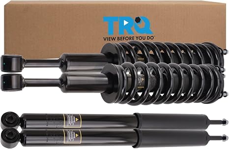 TRQ Front & Rear Complete Strut Assembly & Shock Absorber