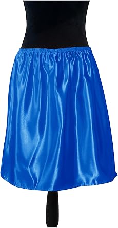 Half Slips for Women Underskirt Short Mini Skirt Satin Petticoat Shiny