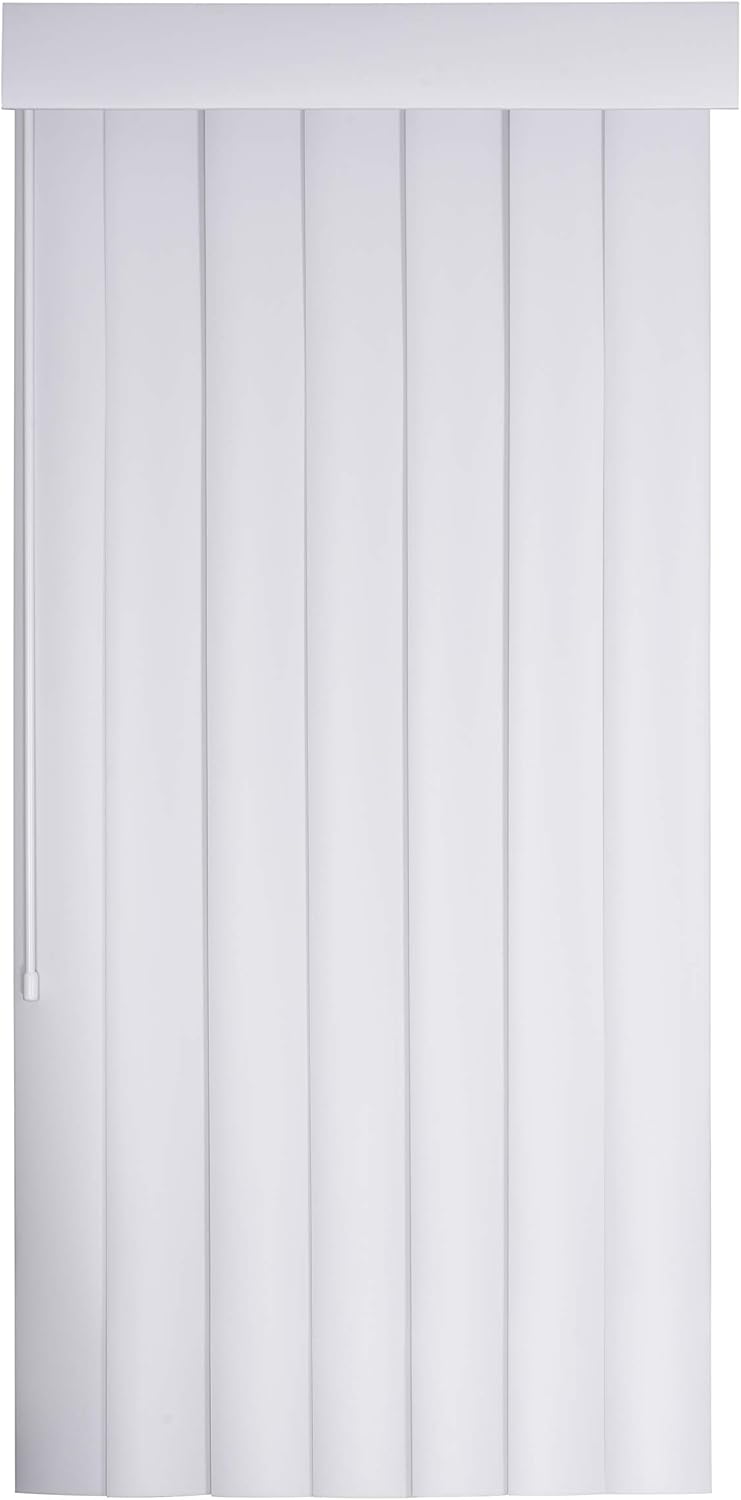 LOTUS & WINDOWARE Smooth Curved Vertical, 66 by 84-Inch, White