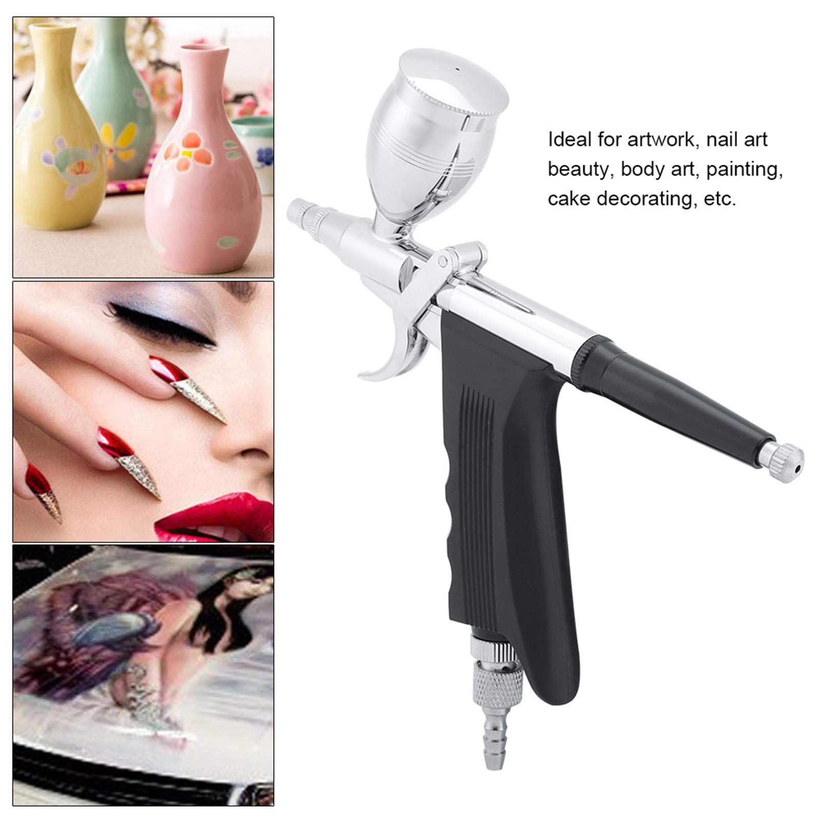 Kit aerografo a doppia azione Set di strumenti per pistola a spruzzo per pittura artigianale per torte