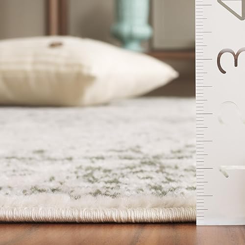 Miniatura 75 de Safavieh colección Adirondack - Alfombra de área, 6 x 9 pies, gris y azul, diseño oriental desgastado, no desprende pelusa, fácil cuidado, ideal