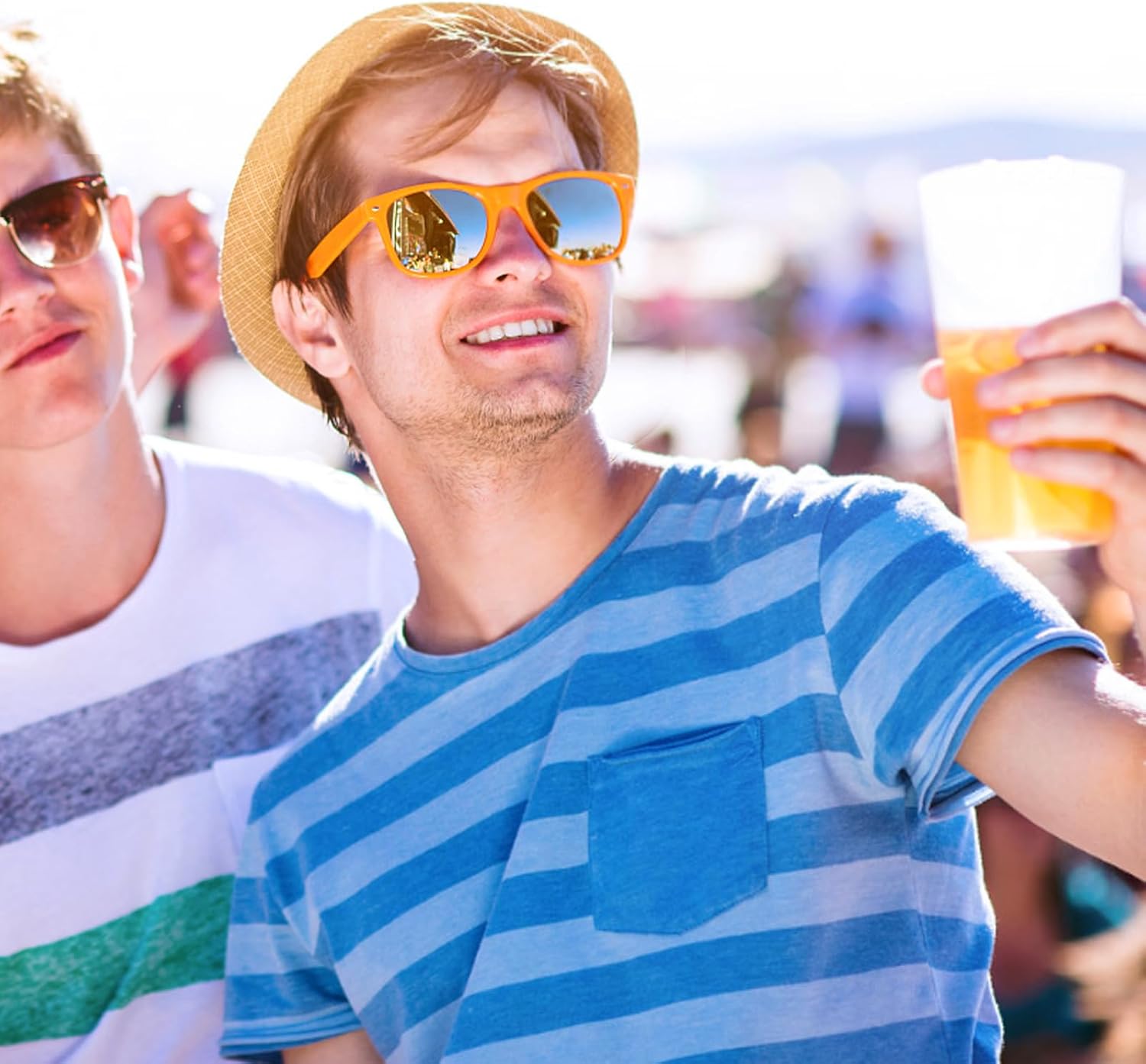 Matcheck 8/16 Pack Neon Colors Sunglasses Wholesale Bulk Party Favors Retro Classic Glasses Birthday Pool Unisex Adult - Image 4