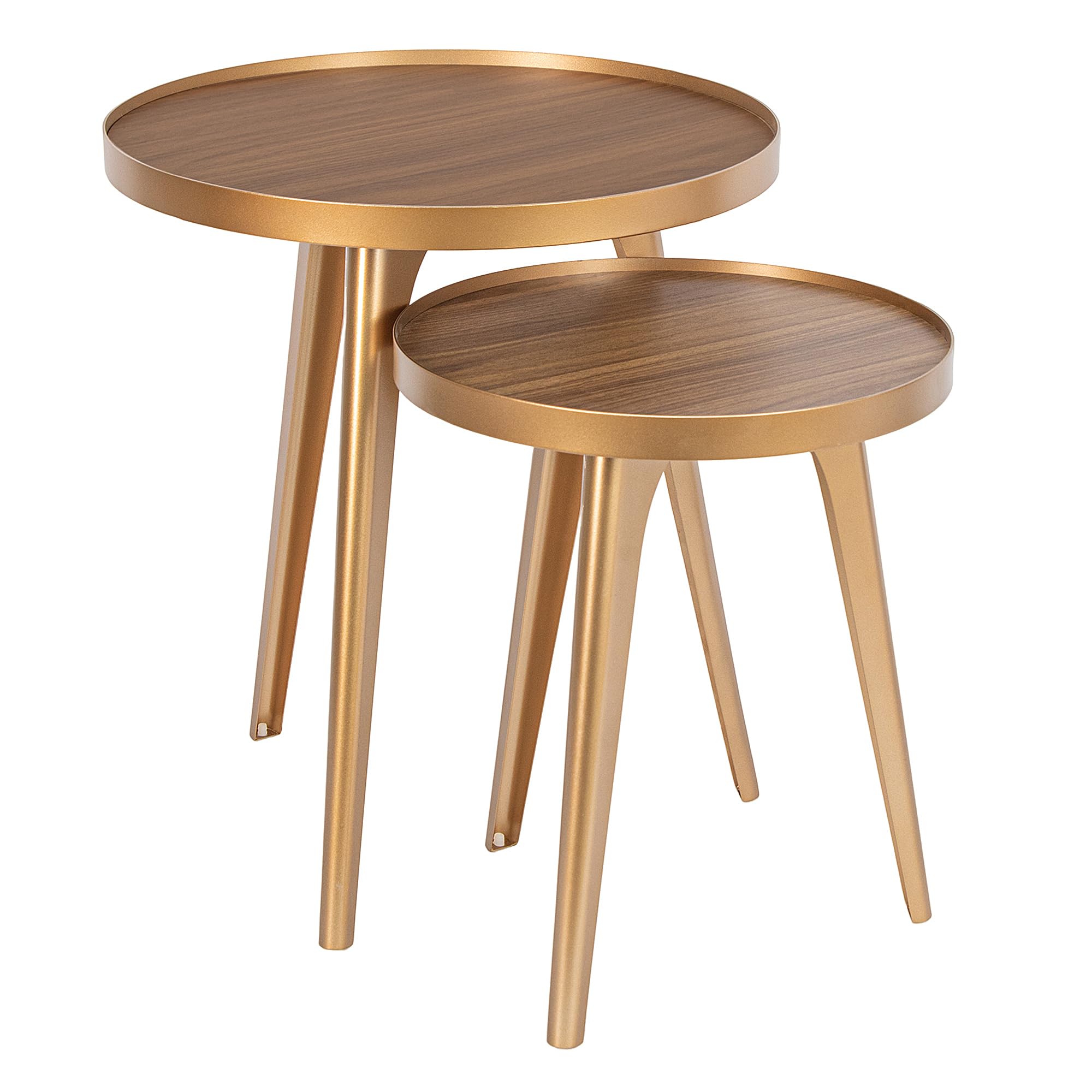 Amazon.com: COVLON Nesting Tables, Modern Side Tables Set of 2