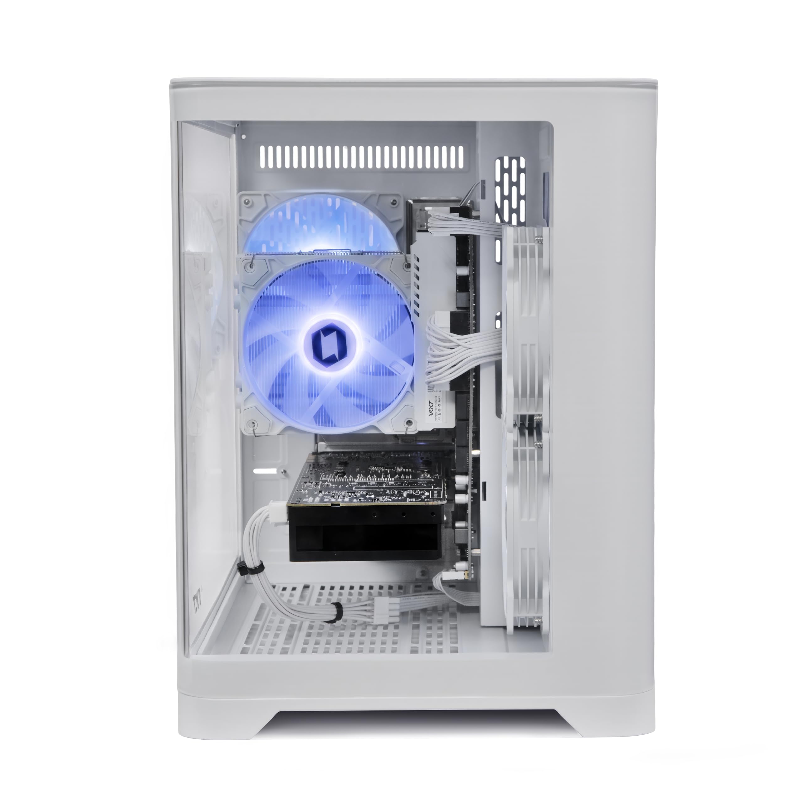 Volt X3 Gaming PC Desktop Computer – E5-2680 v4 3.6Hz, NVIDIA GTX 1070 8GB, 16GB DDR4 RAM, 512GB NVMe SSD, Wireless WiFi + Bluetooth, 4 ARGB Fans, Windows 11 Pro (Activated)