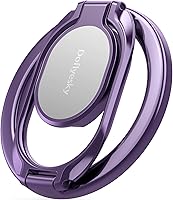 Vista 12 de Soporte de Anillo Magnético para Teléfono con Magsafe, Anillo de Dedo Ajustable Doble para Gimnasio, Agarre de Teléfono Desmontable, para iPhone