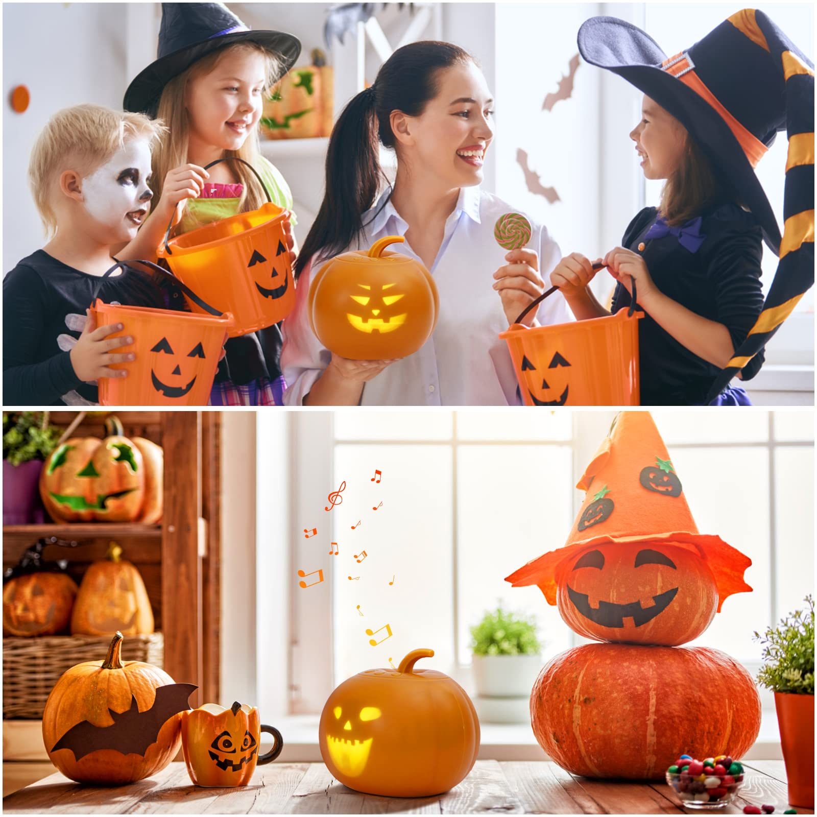 Proiettore per finestre di Natale e Halloween con 12 film, proiezione olografica di Halloween con treppiede | Leroy Merlin