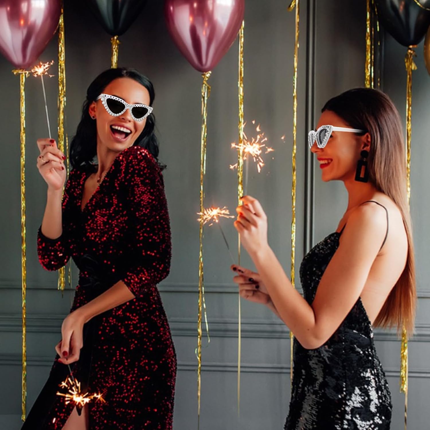 Semato Birthday Gifts for Women Birthday Sunglasses Birthday Cat Eye Sunglasses for Happy Birthday Gifts - Image 7