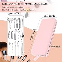 Vista 3 de Sakolla Soporte para brochas de maquillaje de viaje, Regular Rosa