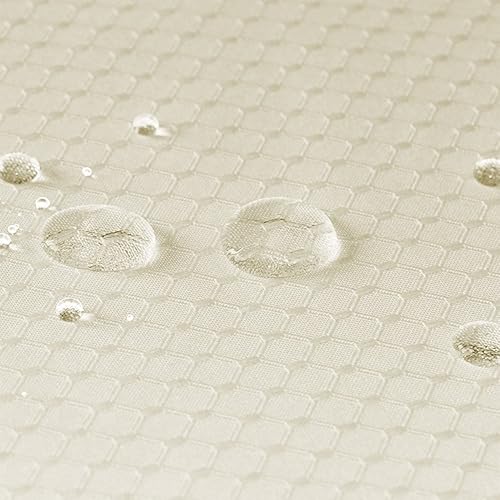 Miniatura 2 de Tektrum Mantel de jacquard redondo de 70 pulgadas, resistente al agua, resistente a las manchas, a prueba de derrames, ideal para cenas, banquetes,